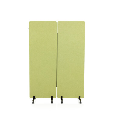 Набір з 2-х мобільних акустичних перегородок FLEXMIUT, зелені, hjh OFFICE