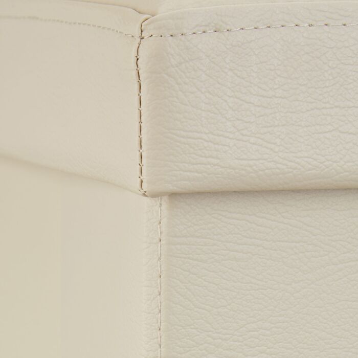 Relaxdays Складний табурет з штучної шкіри