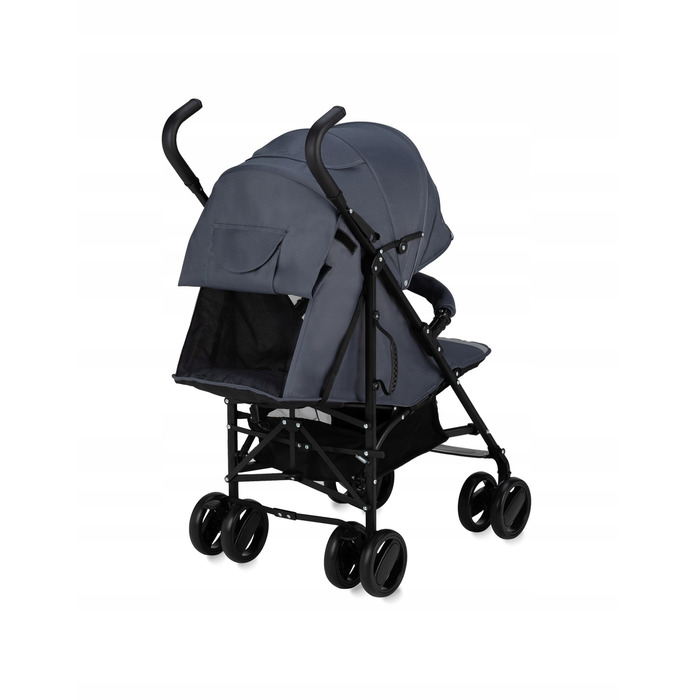 Прогулянкова коляска MoMi AKIRA, сіра, 6,70 кг, з дощовиком та москітною сіткою