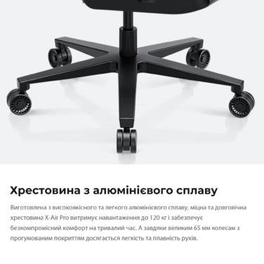 Крісло ігрове Anda Seat X-Air Pro Size XL Mesh Space Black