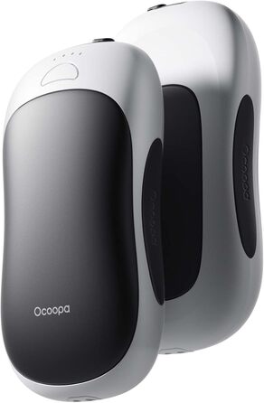 Електричні грілки для рук OCOOPA UT3 PRO 2 шт., 10000mAh, USB Powerbank, багаторазові, 4 режими нагріву, до 58°C, для чоловіків, ідеально для гольфу, полювання та кемпінгу, чорний