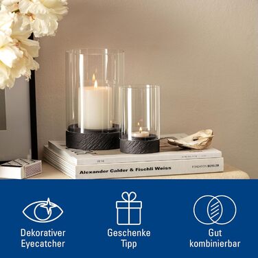 Кавова чашка Villeroy & Boch Manufacture, 2 шт., преміум фарфор, чорний колір, 12x12x19,5 см, для миття в посудомийній машині, сумісна з мікрохвильовою піччю