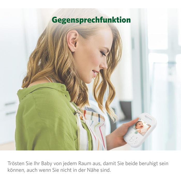 Радіоняня LeapFrog LF2423 з камерою, відеодисплей 2.8