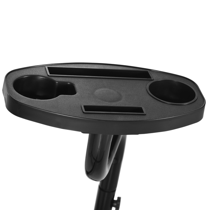 Підставка для гамака/крісла-гойдалки X-подібної форми, металева, зі струбцинами, столиком та основою, до 120 кг, чорна