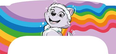 Ліжко дитяче Leomark Paw Patrol Smart - дерев'яне, 70x140 см, з текстильними ящиками, білий/рожевий колір, з принтом (Paw Patrol 04)