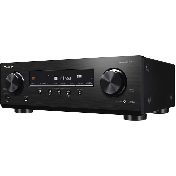 Приймач Pioneer VSX-534D(B), 5x150 Вт, Dolby Atmos, DTSX, MCACC, DAB, Bluetooth, USB, чорний