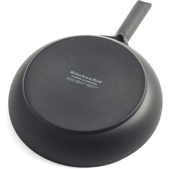 Сковорода KitchenAid 28 см Classic з антипригарним покриттям, алюміній, для індукції, сумісна з духовкою до 160°C, можна мити в посудомийній машині, ергономічна ручка