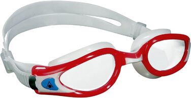 Жіночі окуляри Caiman Exo Aqua Sphere, червоні/білі, розмір S Lady Clear лінза/червоно-білі