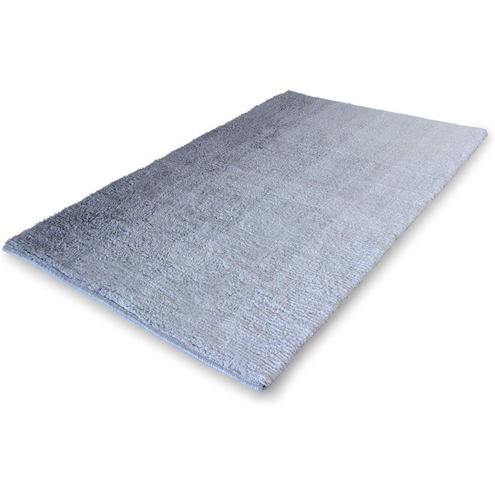 Кольоровий килимок для ванної Dyckhoff-100 органічна бавовна-1500 г / м2 - 544 662 шт. (60 х 100 см, сірий)