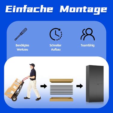 Металевий шафа-сейф для документів, 90х80х40 см, білий. З комбінаційним замком, регульовані полиці. Підійде для гаража, офісу, вітальні, підсобки.