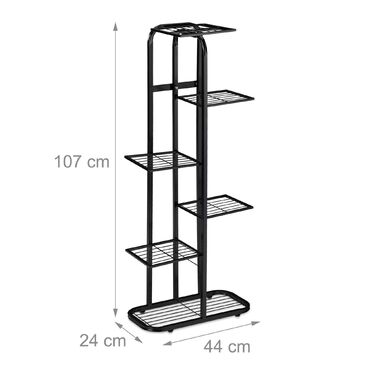 Сходинка для квітів Relaxdays з металу, 6 ярусів