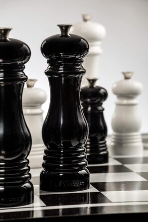 Набір для мелення перцю та солі Le Creuset, ABS-пластик, керамічний млин, чорний/білий, 21 см, 96002100169100 Set Shell Pink