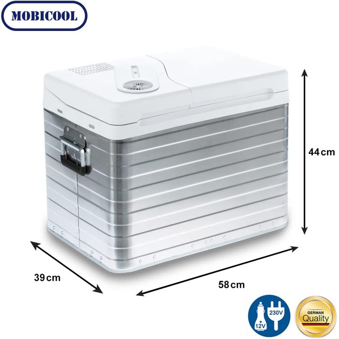 Автомобільний холодильник Mobicool MQ40W 39л, 12/230V, з колесами - електричний термоелектричний бокс для авто, човна, кемпера