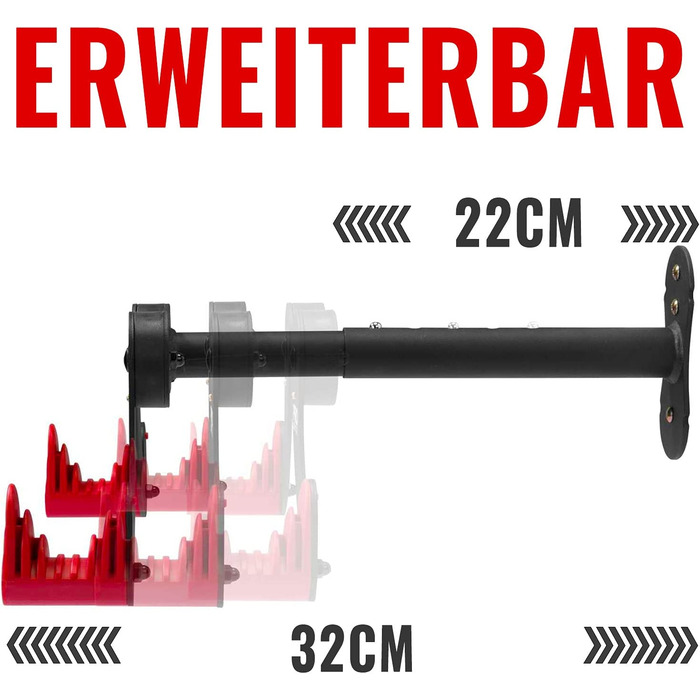 Настінне кріплення PRO BIKE TOOL, компактне та регульоване, ідеально підходить для гаража, підвалу та будинку, для шосейного та MTB велосипеда