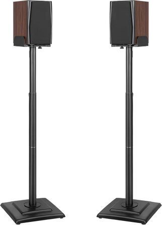 Підставка для колонок OUUTMEE, пара, до 10 кг, з кабелеуправлінням, регулювання висоти, сумісна з багатьма моделями