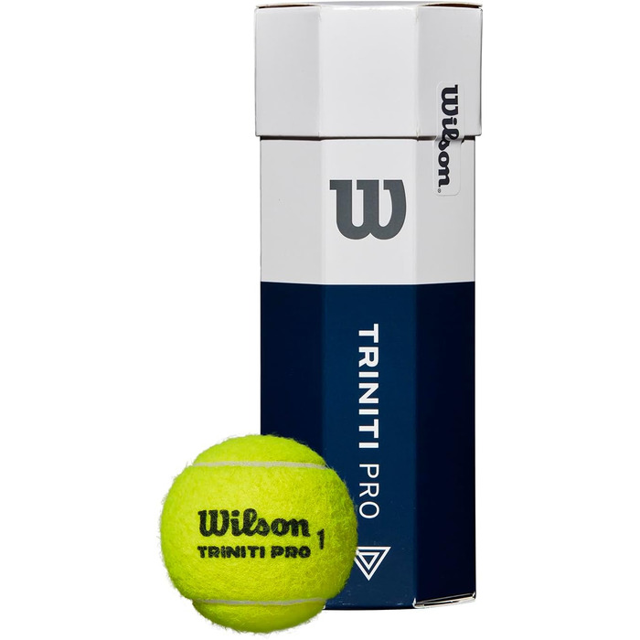 Тенісні м'ячі Wilson Triniti Pro, жовті, упаковка 3 шт.
