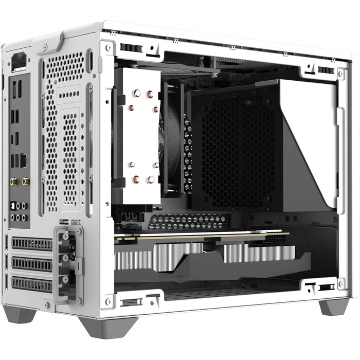 Кріплення для ATX блоку живлення Cooler Master NR200, біле, сталь, для MasterBox NR200/NR200P, модульний монтаж, вентильований дизайн, легка установка