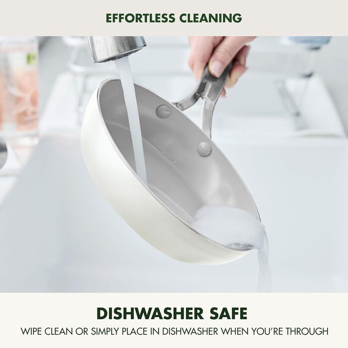 Сковорода GreenPan Nova, 20.3 см, індукційна, з алмазним покриттям, без PFOA та PFAS, керамічне антипригарне покриття, придатна для миття в посудомийній машині та випікання в духовці