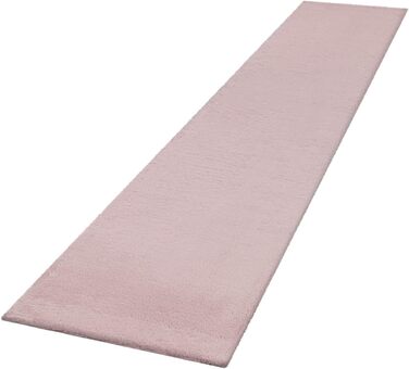 Килим з високим ворсом для спальні килимове покриття для ліжка зі штучного хутра з імітацією хутра пухнастий однотонний 3 шт. и, розмір колір (2 x 80x150 1 x 80x300, рожевий)