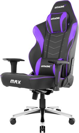 Ігрове крісло AKRacing Master Max, штучна шкіра PU, чорний/індиго, гарантія 5 років