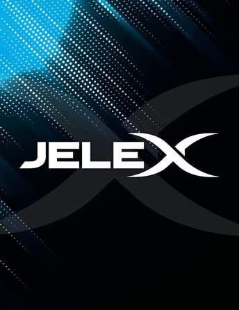 Ракетка для бадмінтону JELEX Big Utd. 4 з 2 м'ячами і сіткою, в комплекті з синьою високоякісної сумкою для бадмінтону/ набором для бадмінтону для всієї родини, де можна грати і тренуватися