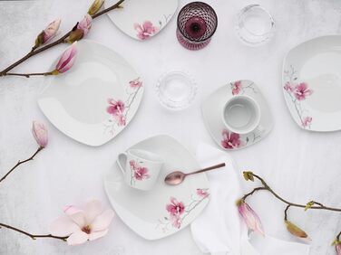 Набір посуду CreaTable Amelie AIKO, 18 предметів, порцеляна, для посудомийної машини та мікрохвильовки