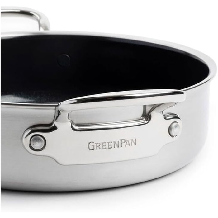 GreenPan сковорода з нержавіючої сталі 26 см з кришкою CC003820-001