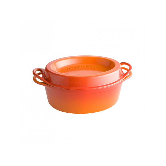 Жаровня 32 см помаранчева Le Creuset