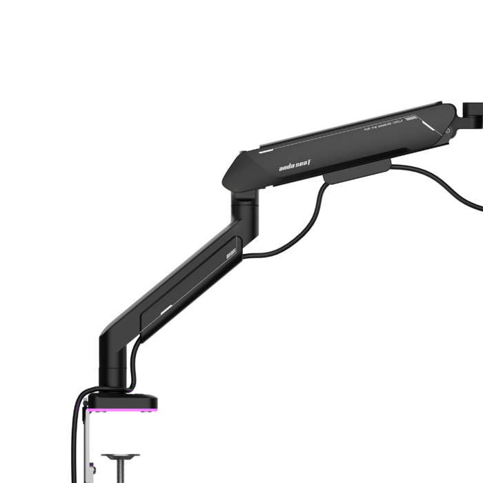 Настільне кріплення для монітора Anda Seat Stealth Pro II RGB 17’’-42’’ Black