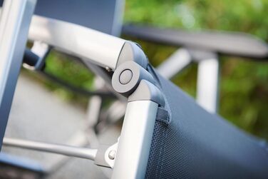 Крісло-шезлонг Kettler Relaxsessel Basic Plus – розкладне, з алюмінію, для тераси та саду, антрацит