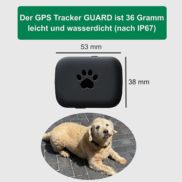 Трекер Fnd.U Guard для собак, кішок, визначення місця розташування, пеленгатор з додатком