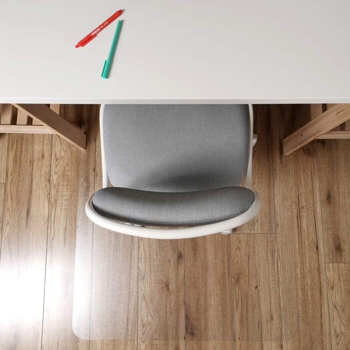 Килимок LEVIATAN Накладка на офісне крісло Килимок для захисту підлоги Офісне крісло біле Стілець під підкладку 1200x900 мм (універсальний, 1200x900 мм, прозорий)
