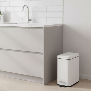 Відро для сміття Relaxdays 5 л з м'яким закриттям