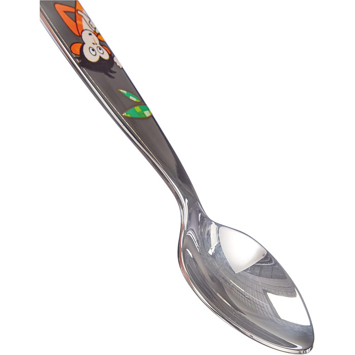 Набір дитячого посуду ZWILLING Jungle Kinderbesteck, 4 шт., з кольоровими джунглівськими мотивами, для дітей від 3 років, нержавіюча сталь 18/10