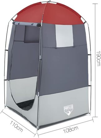 Душова кабіна Bestway Pavillo™ Station Port, 110x110x190 см