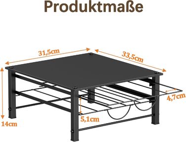 Тримач для капсул кави Dolce Gusto, металева висувна шухляда на 5 ярусів (60 капсул)