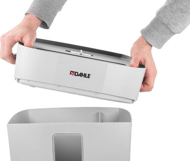 Шредер Dahle PaperSAFE PS 140 для документів, сірий, P4, 8 листів, 12 л, без масла, без обслуговування