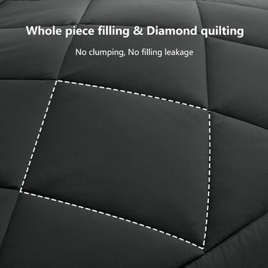 Ковдра CozyLux 200x200 см для всіх сезонів, ковдра з мікрофібри 300gsm, дихаюча, біла, 200 x 200 см