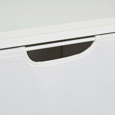 Кошик для білизни Relaxdays з двома відділеннями та полицею