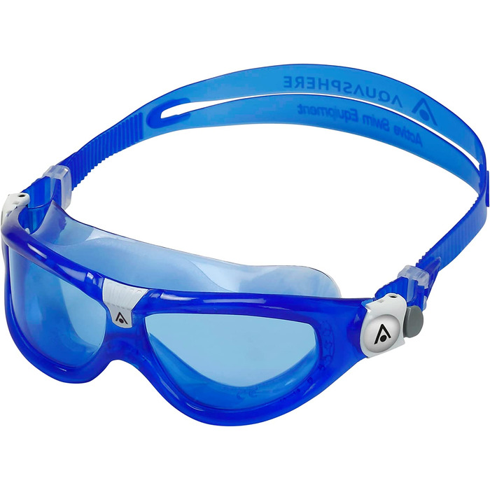 Плавальні окуляри Aquasphere Seal Kid 2 (синьо-біло-блакитні лінзи, комплект з плавальними окулярами, широкими лінзами)