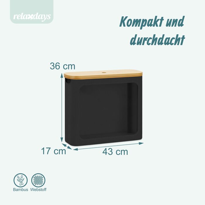 Тримач для туалетного паперу Relaxdays на 12 рулонів