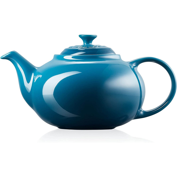 Чайник Le Creuset Klassische з кераміки, 1,3 л, для 3-4 чашок, Deep Teal