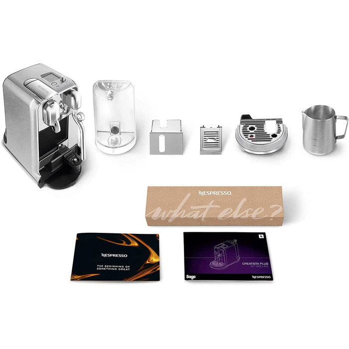 Кавова машина Sage Nespresso Creatista Plus SNE800BSS, капсульна, нержавіюча сталь
