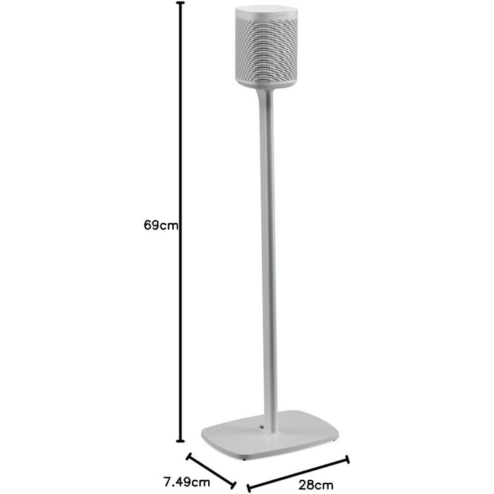 Підставка для Sonos One, One SL та Play:1 від Flexson (білий, пара, стандартна)