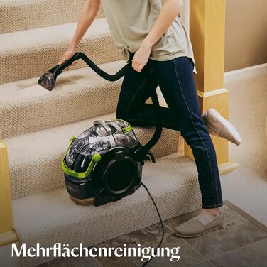 BISSELL SpotClean Pet Pro: портативний мийник для килимів та м'яких меблів для власників домашніх тварин. Потужний 750W, 15585 SpotClean PetPro