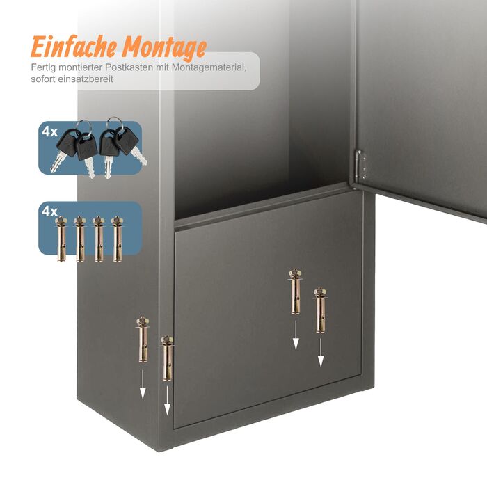 Набір коробок для ключів Relaxdays (4 шт.)