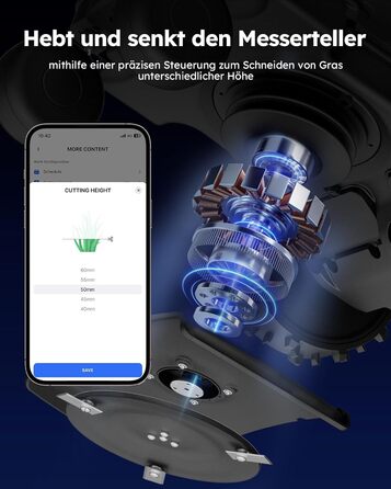 Робот-газонокосарка ANTHBOT Pion для 1000 м², 300% ефективніше, з міцним обмежувальним дротом, авто-мапінгом, зарядкою, технологією C-TOF, сітчастим маршрутом, водонепроникний IPX6