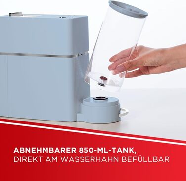 POLTI Coffea S15W: Еспресо-машина з сумісністю з E.S.E. Pads 44 мм, об'єм бака 0,85 л, тиск помпи 19 Bar, білий (світло-блакитний) колір