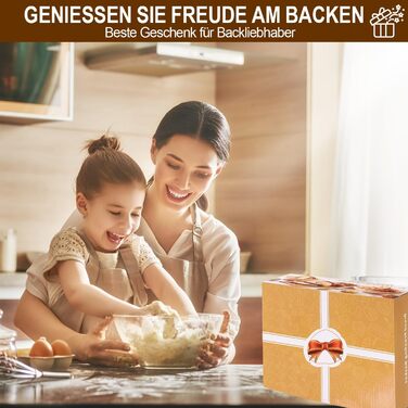 Набір для закваски: 2 форми для бродіння (овальна 25см, кругла 23см), скляний набір для закваски 900мл, аксесуари для випікання хліба