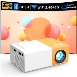 Міні-проектор PVO YG300ProMax: портативний, для мультфільмів, дитячий подарунок, для кінотеатру вдома, LED відеопроектор з можливістю підключення через кабель